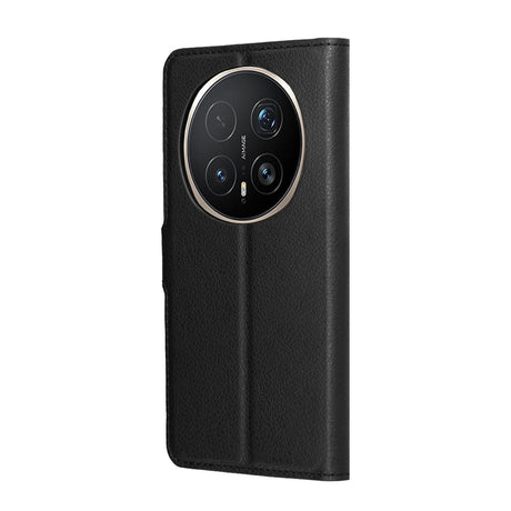 Husa de protectie Techsuit Leather Folio compatibil cu Honor Magic8 Pro, Negru