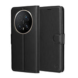 Husa de protectie Techsuit Leather Folio compatibil cu Honor Magic8 Pro, Negru