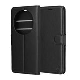 Husa de protectie Techsuit Leather Folio compatibil cu Honor Magic8 Pro, Negru