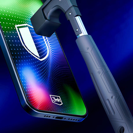 Folie de protectie 3mk Hardy Ultra Glass compatibil cu iPhone 17 Air, Negru
