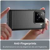 Husa de protectie Techsuit Carbon Silicone compatibil cu Oppo A6 Pro 4G / A6 Pro 5G, Negru