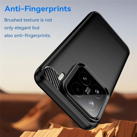 Husa de protectie Techsuit Carbon Silicone compatibil cu Oppo A6 Pro 4G / A6 Pro 5G, Negru