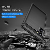 Husa de protectie Techsuit Carbon Silicone compatibil cu OnePlus 15, Negru