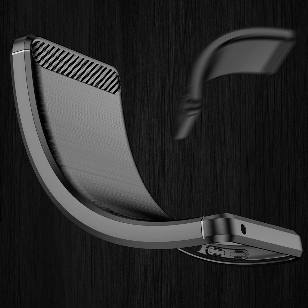 Husa de protectie Techsuit Carbon Silicone compatibil cu OnePlus 15, Negru