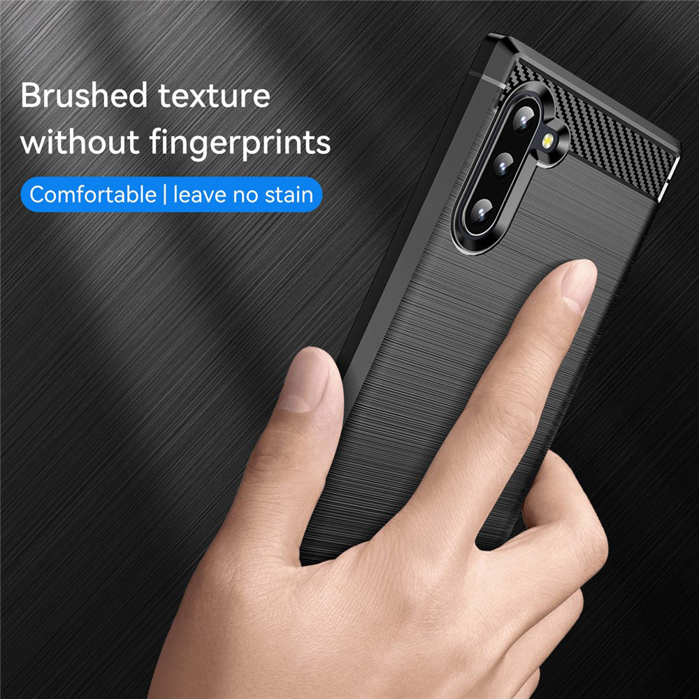 Husa de protectie Techsuit Carbon Silicone compatibil cu OnePlus 15, Negru