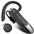 Casti Techsuit Premium Bluetooth Headset AirTalk (CB2), Bluetooth, 20 Hours Talk Time, Type-C, Lightweight, Dual Mic, Negru