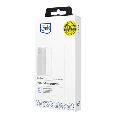 Husa de protectie 3mk Clear compatibil cu iPhone 12 / iPhone 12 Pro, Transparent