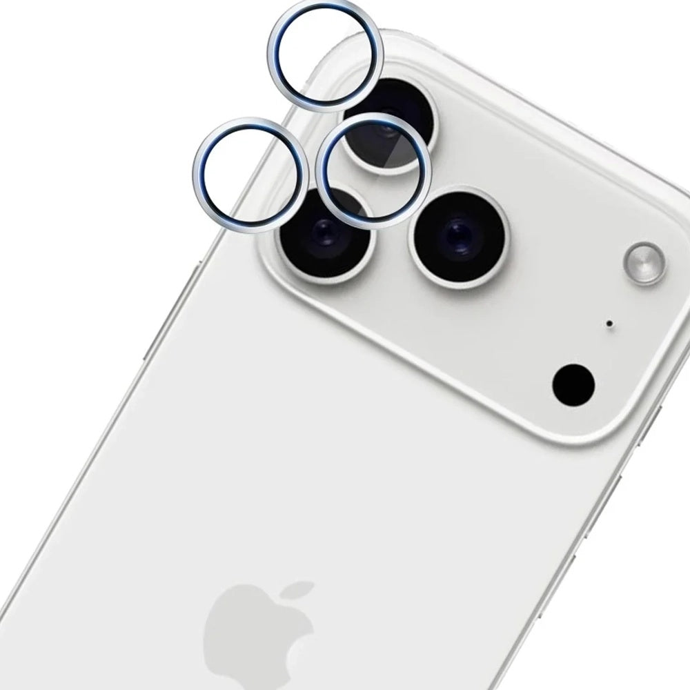 Folie de protectie 3mk Hardy Lens Protection Pro compatibil cu iPhone 17 Pro / iPhone 17 Pro Max, Argintiu