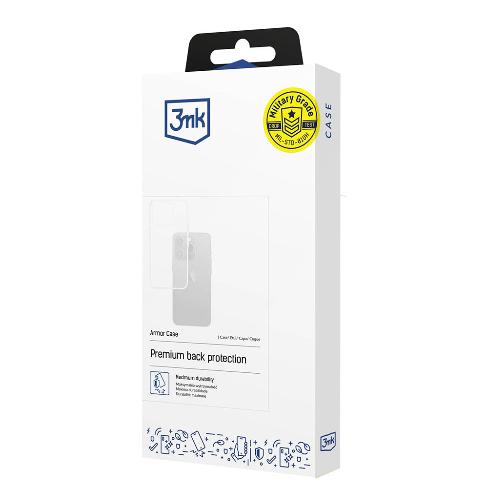 Husa de protectie 3mk Armor compatibil cu iPhone 13, Transparent