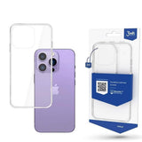 Husa de protectie 3mk Armor compatibil cu iPhone 14 Pro, Transparent