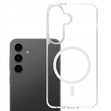 Husa de protectie 3mk Armor MagCase compatibil cu Samsung Galaxy A17 5G / A17 4G, Transparent