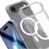 Husa de protectie 3mk Armor MagCase compatibil cu iPhone 17 Air, Transparent