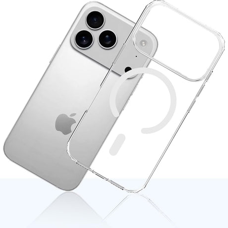 Husa de protectie 3mk Armor MagCase compatibil cu iPhone 17 Pro, Transparent