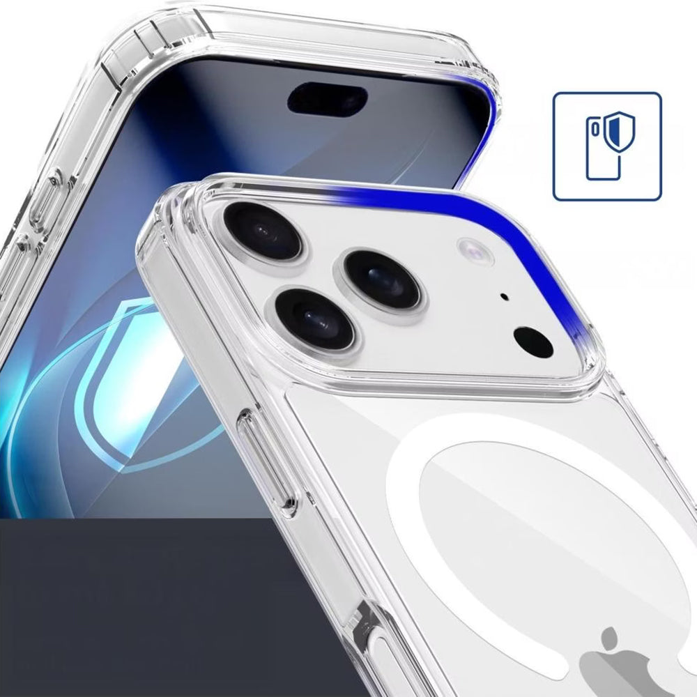Husa de protectie 3mk Armor MagCase compatibil cu iPhone 17 Pro, Transparent