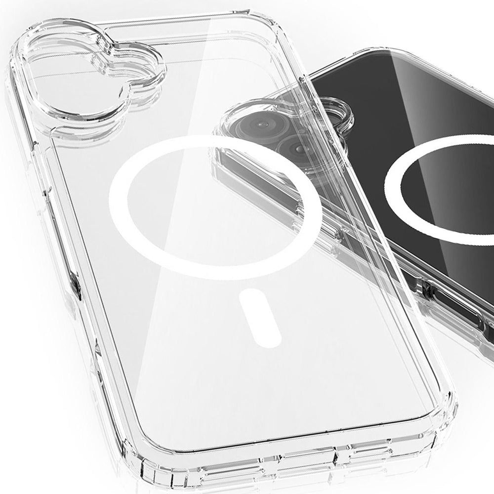 Husa de protectie 3mk Armor MagCase compatibil cu iPhone 17, Transparent