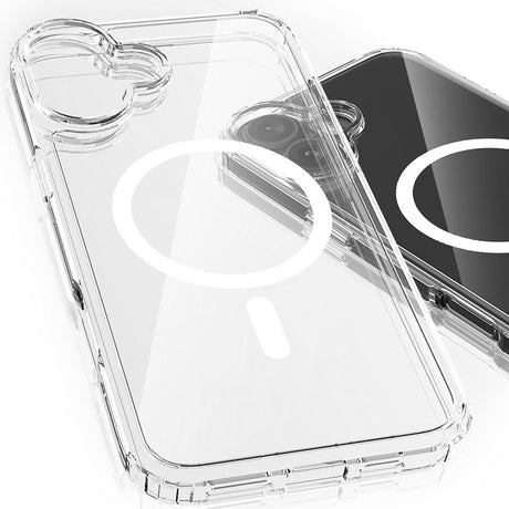 Husa de protectie 3mk Armor MagCase compatibil cu iPhone 17, Transparent