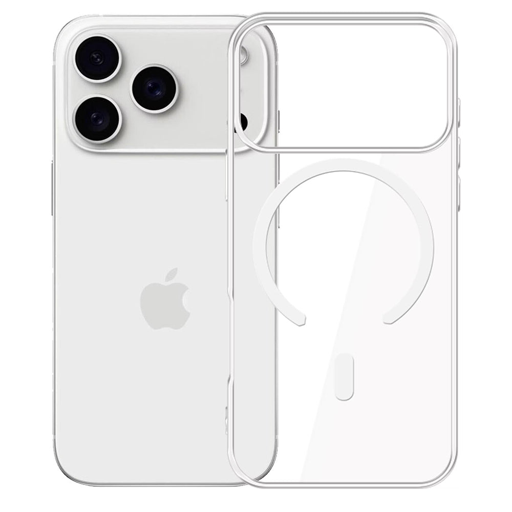 Husa de protectie 3mk Clear MagCase compatibil cu iPhone 17 Pro, Transparent