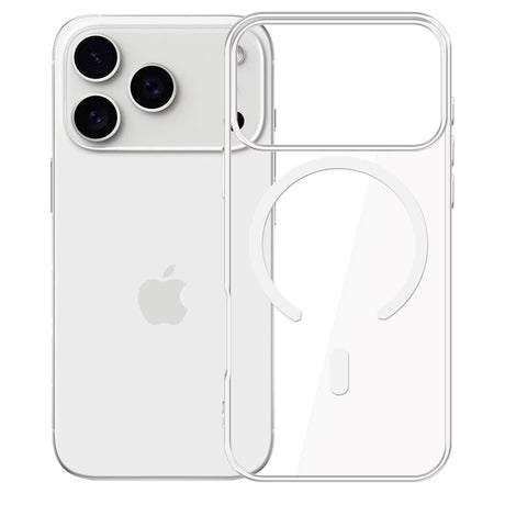 Husa de protectie 3mk Clear MagCase compatibil cu iPhone 17 Pro, Transparent
