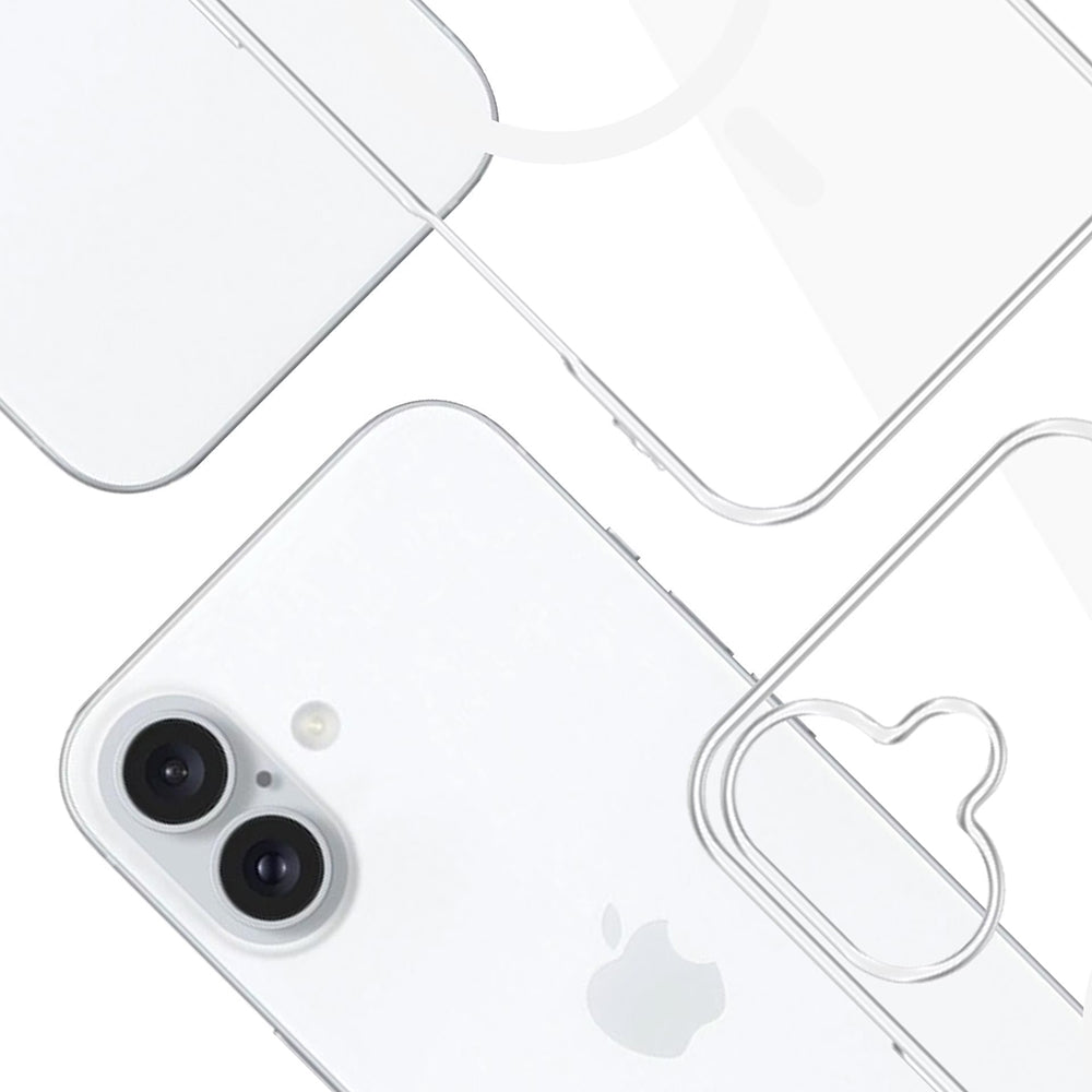 Husa de protectie 3mk Clear MagCase compatibil cu iPhone 17, Transparent