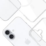 Husa de protectie 3mk Clear MagCase compatibil cu iPhone 17, Transparent