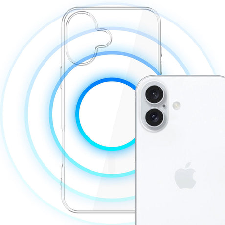 Husa de protectie 3mk Clear MagCase compatibil cu iPhone 17, Transparent