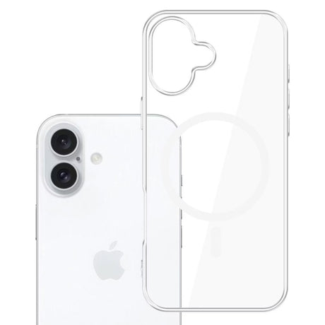 Husa de protectie 3mk Clear MagCase compatibil cu iPhone 17, Transparent