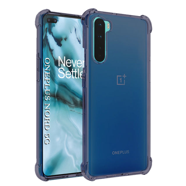 Husa de protectie Techsuit Shockproof Clear Silicone compatibil cu OnePlus Nord 5G, Negru Fumuriu