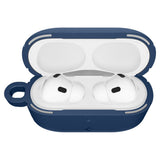 Casti Spigen Protection Case Vault (ACS09828), for Apple AirPods Pro 3, Air Space Technology, Aluminum Holder, Bleumarin Navy