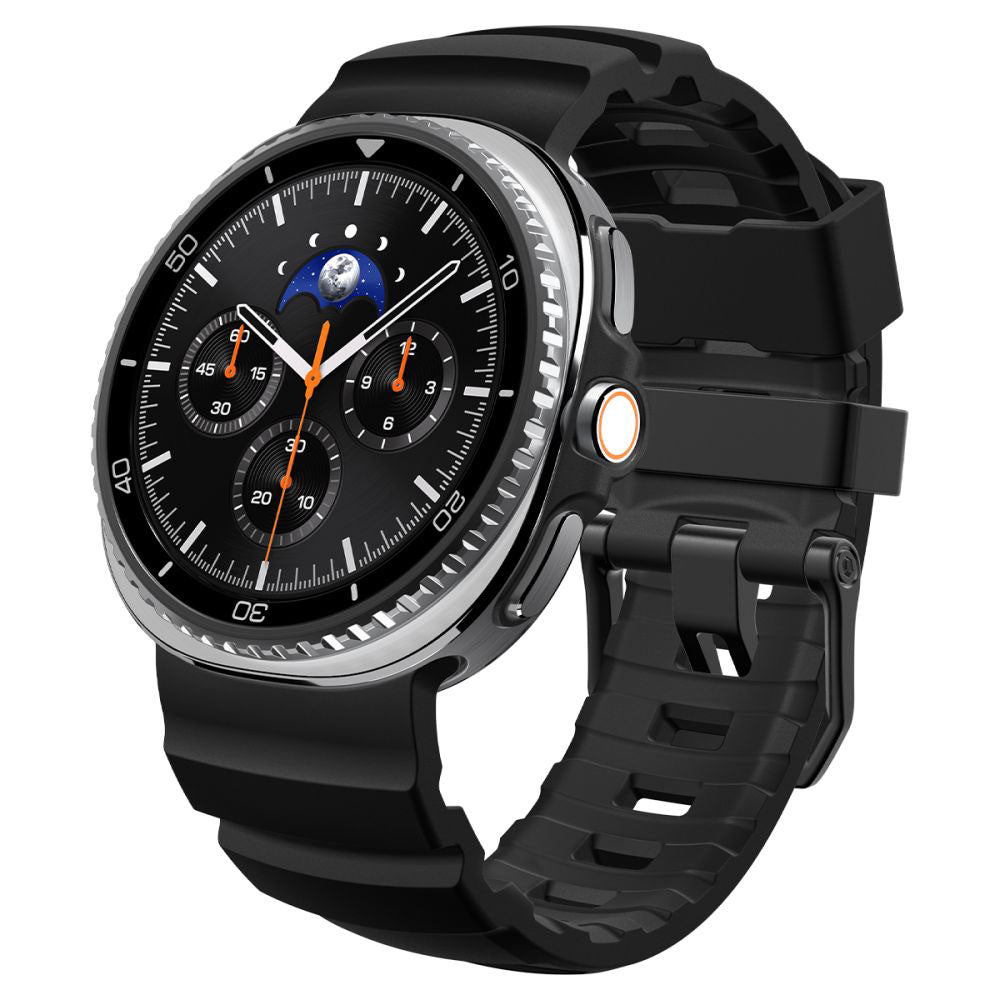 Curea smartwatch Spigen Watchband WBS2 (AMP10151) compatibil cu Samsung Galaxy Watch8 40mm/Watch8 44mm/Watch8 Classic, Negru