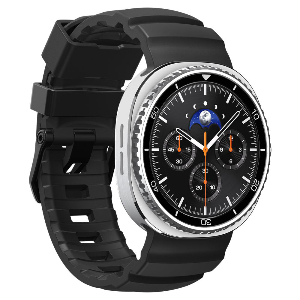 Curea smartwatch Spigen Watchband WBS2 (AMP10151) compatibil cu Samsung Galaxy Watch8 40mm/Watch8 44mm/Watch8 Classic, Negru