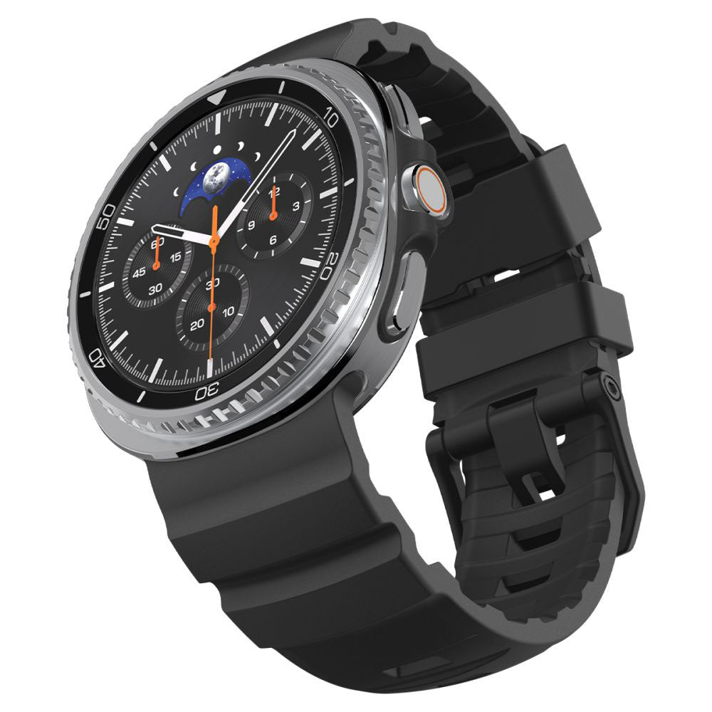 Curea smartwatch Spigen Watchband WBS2 (AMP10151) compatibil cu Samsung Galaxy Watch8 40mm/Watch8 44mm/Watch8 Classic, Negru