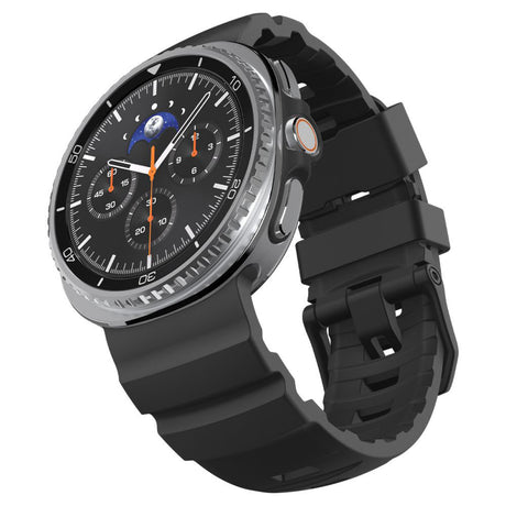 Curea smartwatch Spigen Watchband WBS2 (AMP10151) compatibil cu Samsung Galaxy Watch8 40mm/Watch8 44mm/Watch8 Classic, Negru