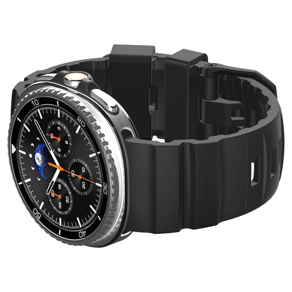 Curea smartwatch Spigen Watchband WBS2 (AMP10151) compatibil cu Samsung Galaxy Watch8 40mm/Watch8 44mm/Watch8 Classic, Negru