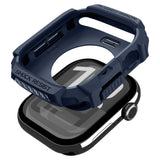 Accesoriu smartwatch Spigen Rugged Armor V2 (ACS10492) compatibil cu Apple Watch 10 42mm / Watch 11 42mm, Bleumarin