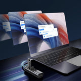 Hub/Dock Yesido Docking Station 5in1 (HB23), Type-C to 3x USB, USB-C, DisplayPort, PD100W, Fast Charge, 4K@30Hz, 5Gbps, Gri
