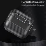 Casti Techsuit CarbonFiber, for AirPods 4, Negru