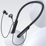 Casti Acefast Bluetooth Earphones (N5), Behind the Head, Neckband, Bluetooth 5.4, LED Display, IPX4, 200mAh, Negru