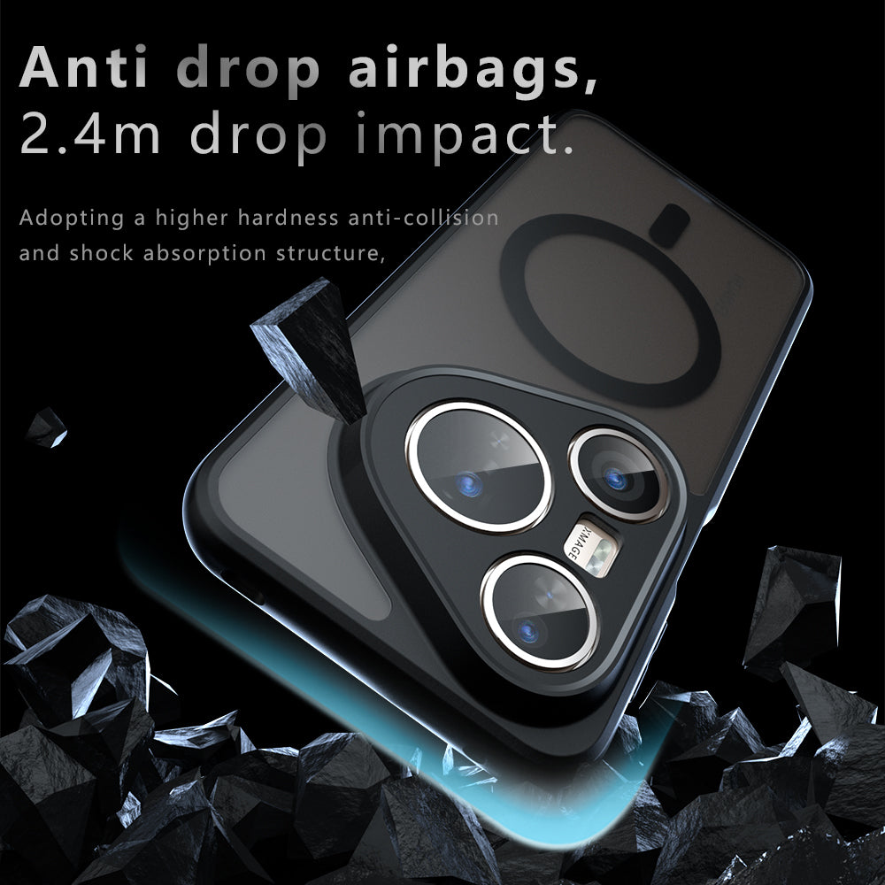 Husa de protectie Techsuit PureFrost MagSafe compatibil cu Huawei Pura 80 Ultra, Negru Mat
