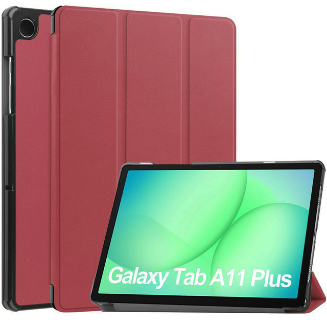 Husa de protectie tableta Techsuit FoldPro compatibil cu Samsung Galaxy Tab A11 Plus / A9 Plus, Rosu