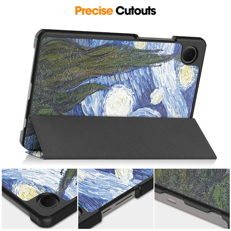 Husa de protectie tableta Techsuit FoldPro compatibil cu Samsung Galaxy Tab A11 / A9, Starry Night