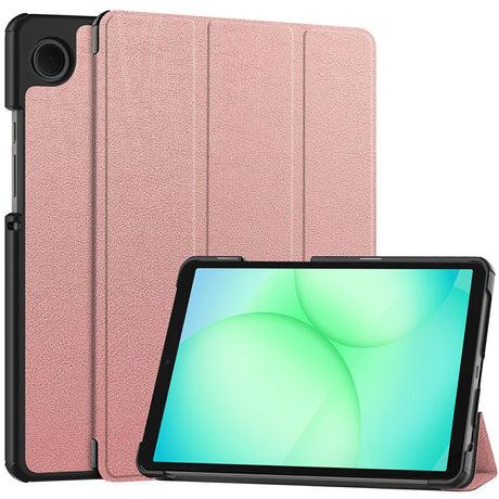 Husa de protectie tableta Techsuit FoldPro compatibil cu Samsung Galaxy Tab A11 / A9, Roz Auriu