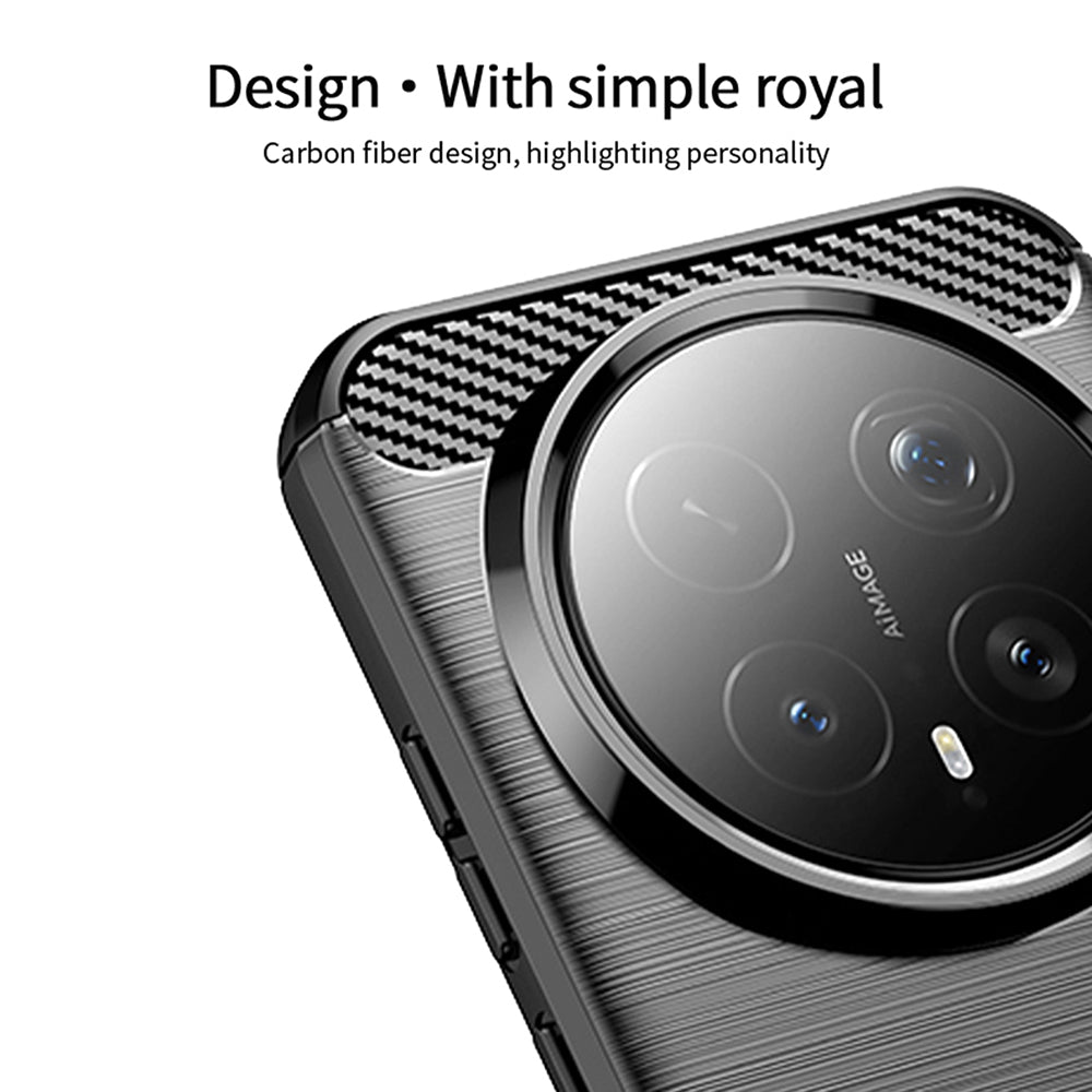 Husa de protectie Techsuit Carbon Silicone compatibil cu Honor Magic8 Pro, Negru