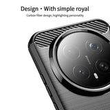 Husa de protectie Techsuit Carbon Silicone compatibil cu Honor Magic8 Pro, Negru