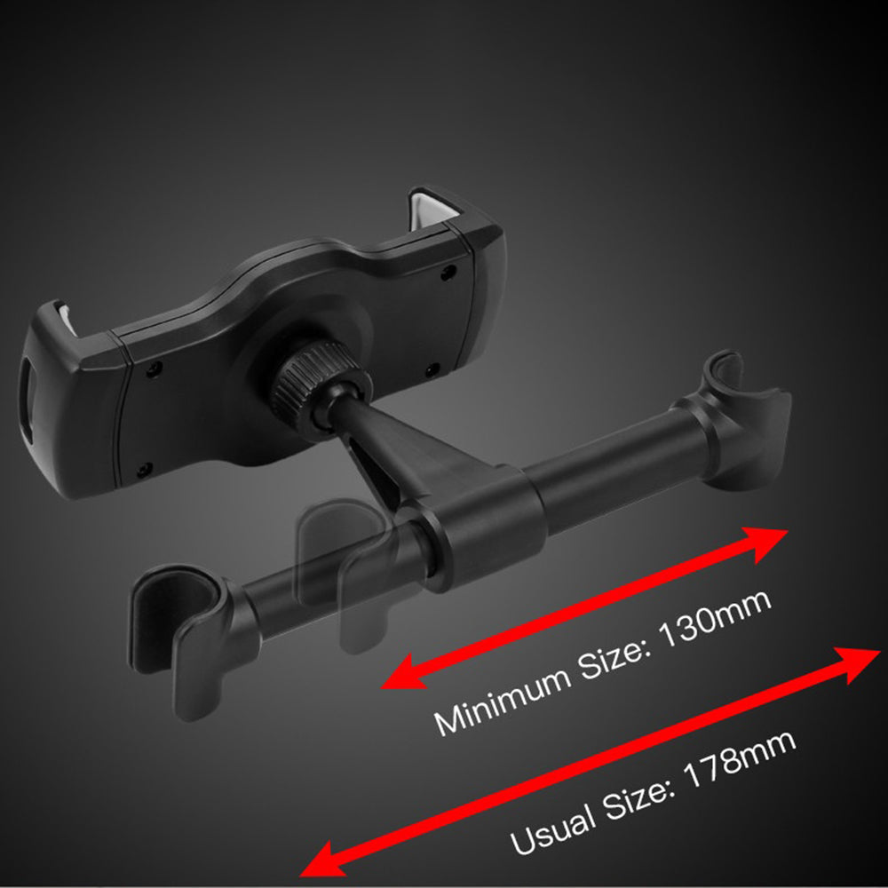 Suport Yesido (C29), for Rear Seat, Silicone Clip, 360, 4-10inch Devices, Negru