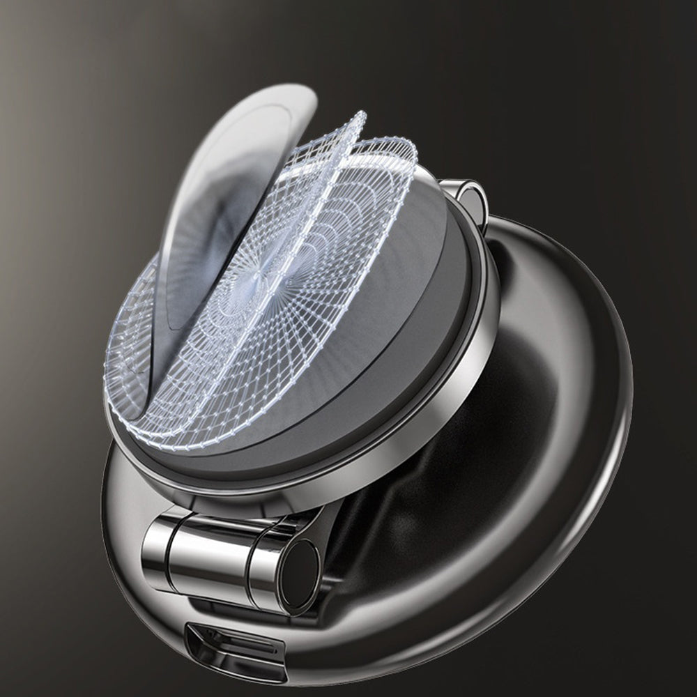 Suport Yesido with Wireless Charging (C306), for Dashboard, Anti Shake, Zinc Alloy, 15W, Negru