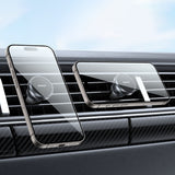 Suport Yesido Mini (C214), Magnetic, for Air Vent, Free Rotation, Zinc Alloy, Non-slip, Universal, Negru