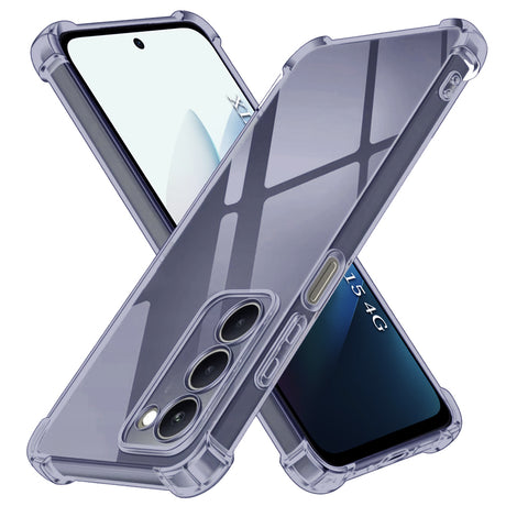 Husa de protectie Techsuit Shockproof Clear Silicone compatibil cu Xiaomi Redmi 15 4G / Redmi 15 5G, Negru Fumuriu