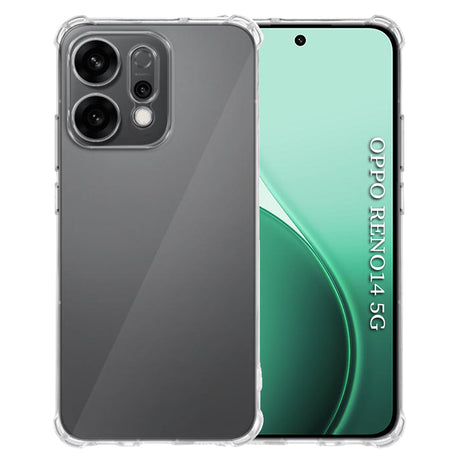 Husa de protectie Techsuit Shockproof Clear Silicone compatibil cu Oppo Reno14, Transparent