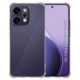 Husa de protectie Techsuit Shockproof Clear Silicone compatibil cu Oppo Reno14 Pro, Negru Fumuriu