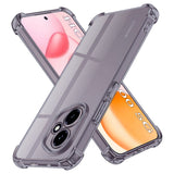 Husa de protectie Techsuit Shockproof Clear Silicone compatibil cu Honor 400, Negru Fumuriu